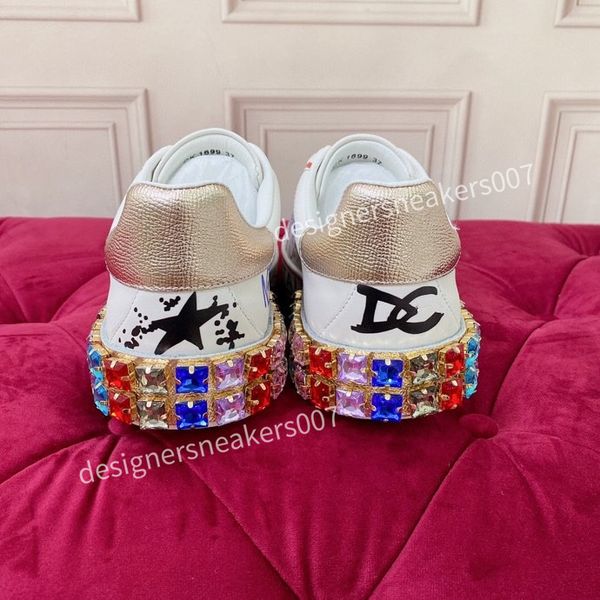 

fashion casual shoes sneaker fashion women shoe platform trainers strawberry mouse wave mouth print, Black