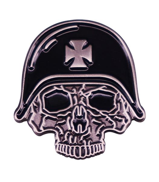 

skull badge pins military jewelry horror brooch badges holloween brooch9404676, Blue