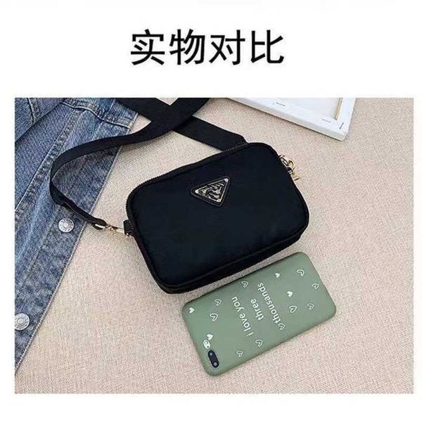

designer bag summer small bag three layer zipper multifunctional women's bag oxford cloth mobile phone bag simple women's bag shou