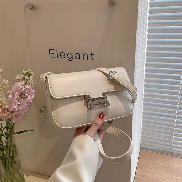 

designer bag stylish minimalist and high-end lockdown stick bag for women in 2023 new fashion small square bag versatile one shoulder crossb
