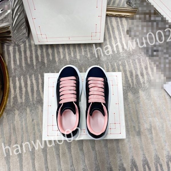 

2023 new luxury casual sneakers men women shoes genuine designer shoes leather trainer fashion sports platform, Black