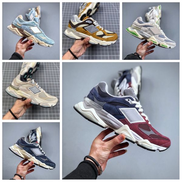 

designer mens og 9060 running shoes blue haze white sea salt rain cloud grey bricks & wood jjjjound 990 black white cookie pink men women sn