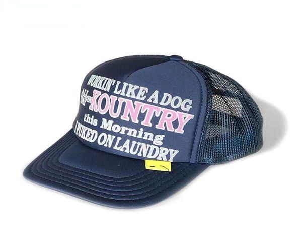 

cap navy blue print adjustable mesh baseball cap for men women3748261, Blue;gray