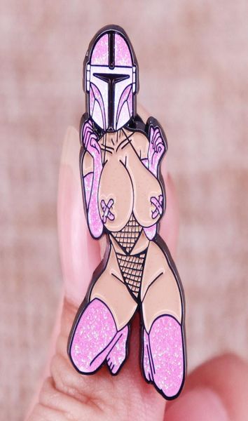 

cute anime movies games hard enamel pins collect metal cartoon brooch backpack hat bag collar lapel badges women fashion jewelry s4565621, Blue