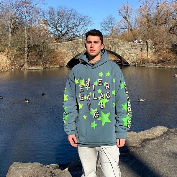 

blue cpfm hoodie men women full star foam printing cactus plant flea market kid cudi hoodie galactic sweatshirts fleece pullover, Black;green