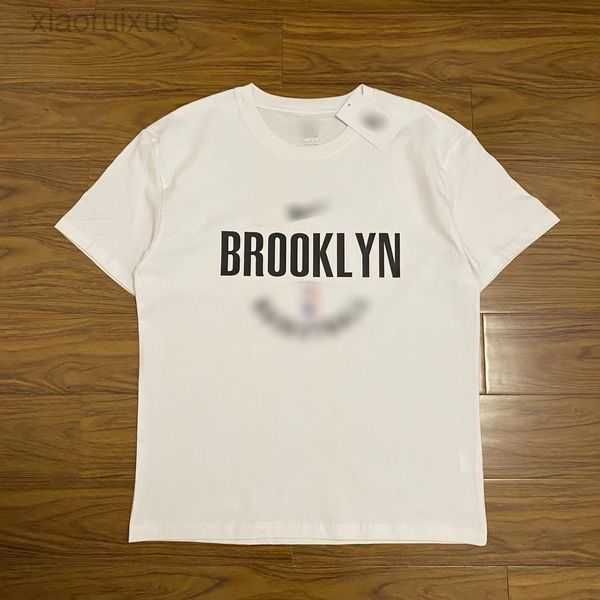 

men's t-shirts 2023 summer new cotton versatile short sleeve t-shirt trend ins loose white simple letter print 11rfdb, White;black