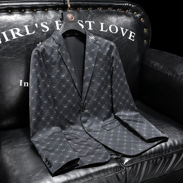 

spring/summer suit men's korean version casual blazers coat, White;black