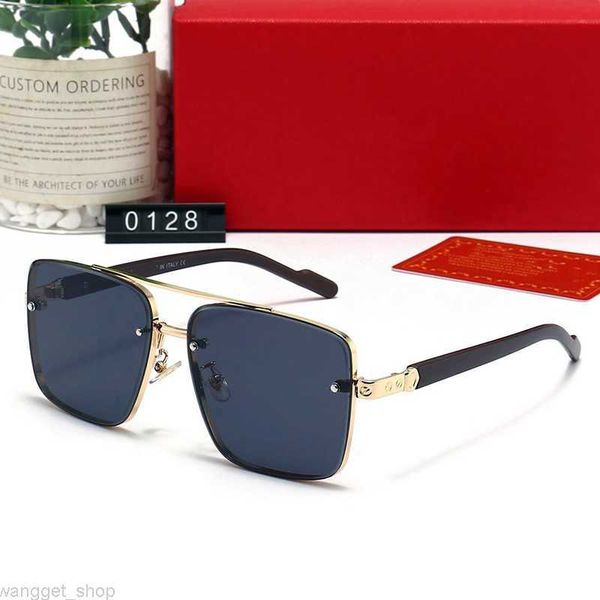 

pilot sunglasses mens women designer glasses antireflection fashion mirror letter print eyeglasses big square eyewear retro classic chain gl, White;black