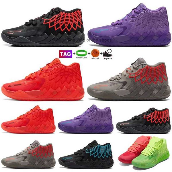 

og basketball shoes iridescent city rock ridge red galaxy mb.01 rick and morty for sale lamelos ball men women not from here size 40-46mb.01, Black