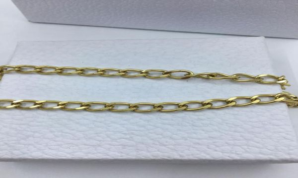 

luxury initial letter choker necklace bijoux cuban link for mens womens party wedding lovers gift jewelry with box1895287, Golden;silver