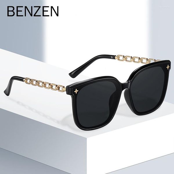 

benzen womens trendy oversized sunglasses large driving sun glasses ladies uv protective big women shades 6833, White;black