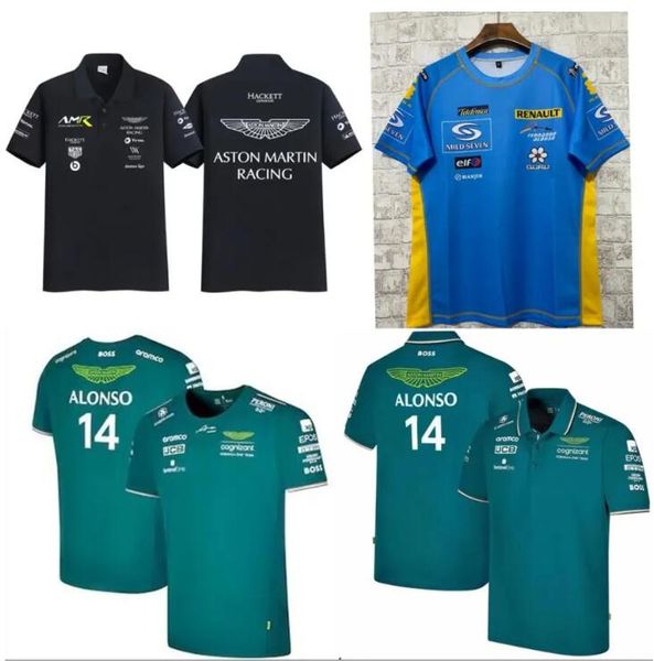 

men t-shirt aston martin jersey amf1 2023 official men fernando alonso t-shirt formula one racing suit f1 t-shirt moto motoric t-shirt 0228h, Black