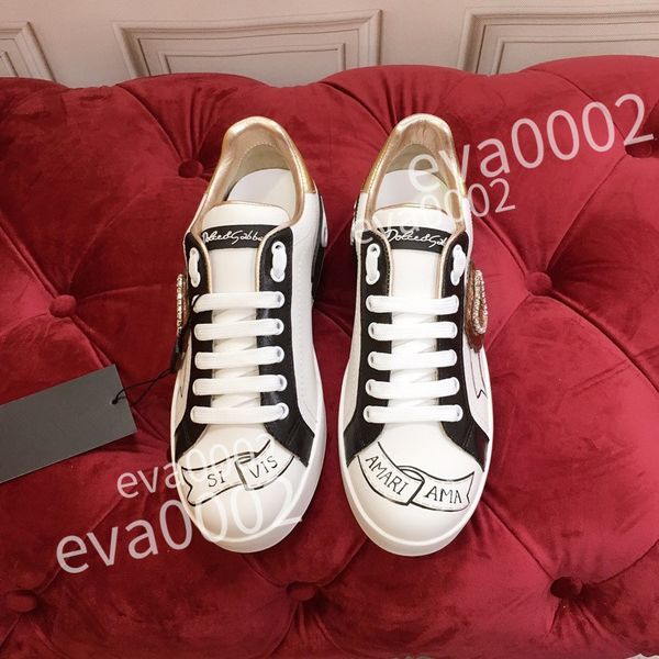 

casual shoes women designer travel leather lace-up sneaker fashion lady flat running trainers letters woman shoe platform men gym sneakers, Black