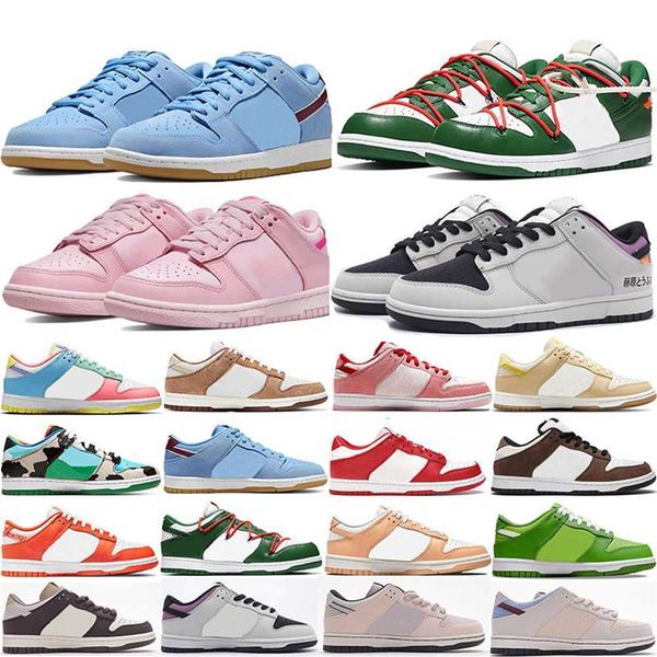 

2022 men women running shoes panda black white sneakers grey fog unc vintage green laser orange syracuse mummy cherry candy trainers eur&#03