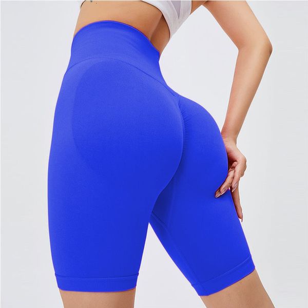 

yoga outfit sports shorts women seamless high waist hip push up scrunch fitness gym workout butt lifting leggings short 230411