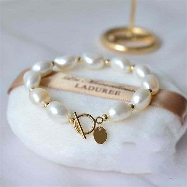 

fashion design jewelry abnormality freshwater pearl bracelet 14k gold wrapped hand made autumn/winter engraved plaque, Silver
