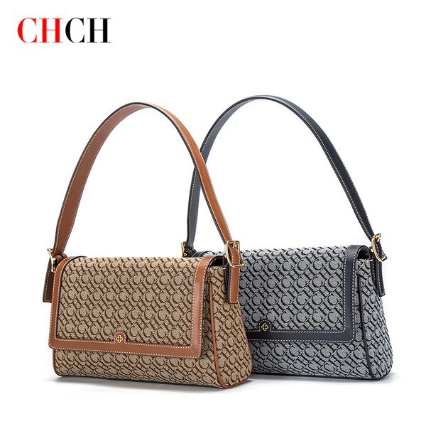 

school bags chch luxury shopping retro casual lady underarm handbag pattern shoulder purses female print 230411