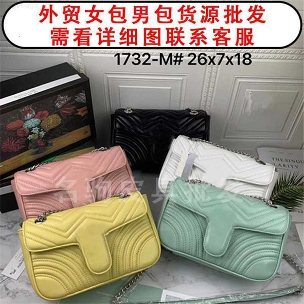 

fashion women's bag designer hand 2023 fashion single shoulder crossbar makaron chain cover -1732
