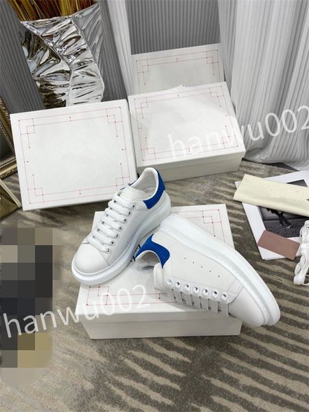 

2023 new tread slick height increasing sneaker designers shoes leather white rubber lace-up trainers sneakers, Black