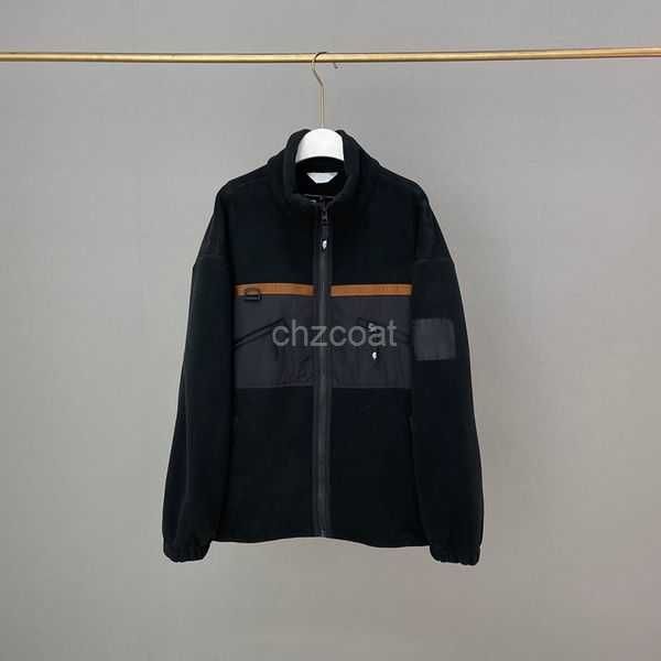 

fashion plush mens coat women tech fleece jackets men winter rainbow pattern swaetshirt youth hight quality fur sport 3 115r, Black;brown