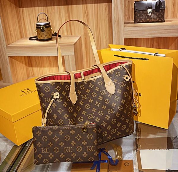 

6 color 2pcs/let designer women tote bags handbags ladies composite bags lady clutch bag shoulder tote female purse wallet handbag