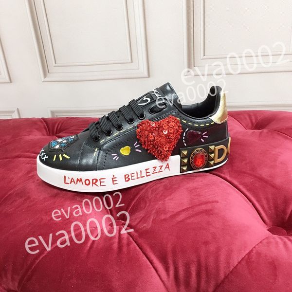 

new luxury leather sneakers designer casual shoes men women fashion outdoor sport shoe trainers runner sneaker, Black