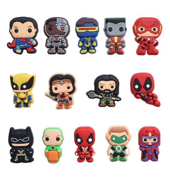 

anime charms whole childhood memories boy toys super hero funny gift cartoon croc charms shoe accessories pvc decoration buckl7329646, Blue