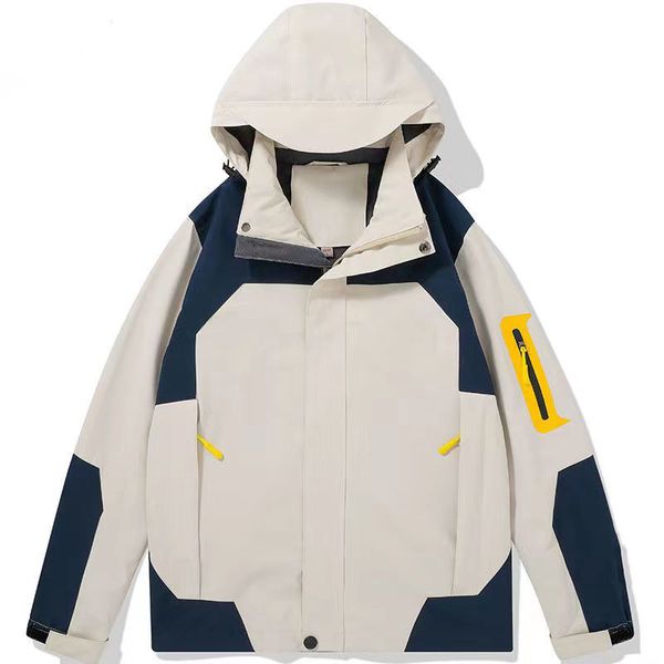 

fall thin windrunner black jacket men women sportswear waterproof fabric sports fashion zipper hoodie s-2xl pp47, Black;brown