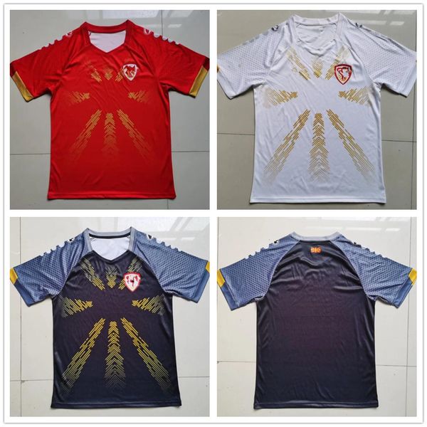 

2023 24 men's t-shirts north macedonia home and away custom third personalized shirt, White;black