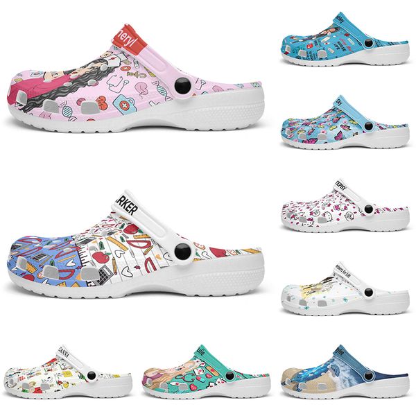 

Customized clean exquisite fashionable comfortable beautiful Diy shoes for men and women's indoor slippers 41-101897