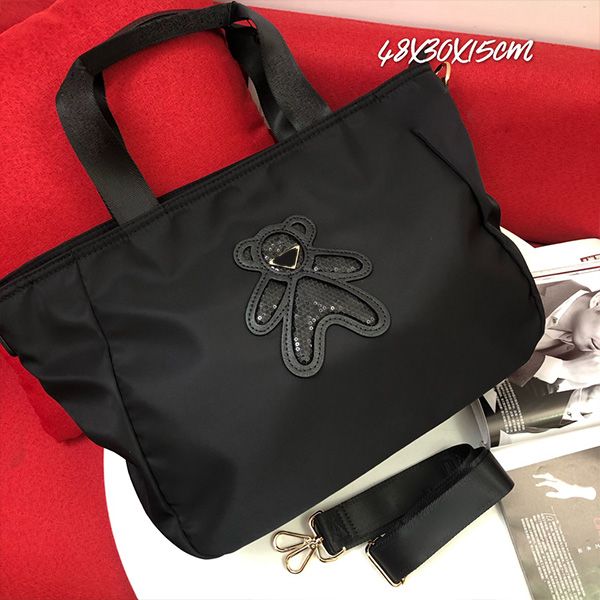 

nylon bags large shopping bag bear shoulder bag womens crossbody bags large cross body bag black handbags fashion women's clutch travel