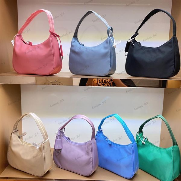 

2021 women's handbag nylon leather single shoulder bag designer luxury handbag fashion is also under the bag new 212y