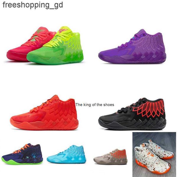 

2023mb.01 shoeswomens lamelo ball mb 01 basketball shoes rick morty red green galaxy purple black red blue queen buzz kids melo sneakers ten