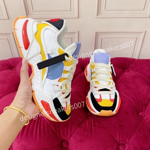 

quality designer fashion casual shoes sneaker fashion men women shoe platform trainers strawberry mouse wave mouth print2023, Black