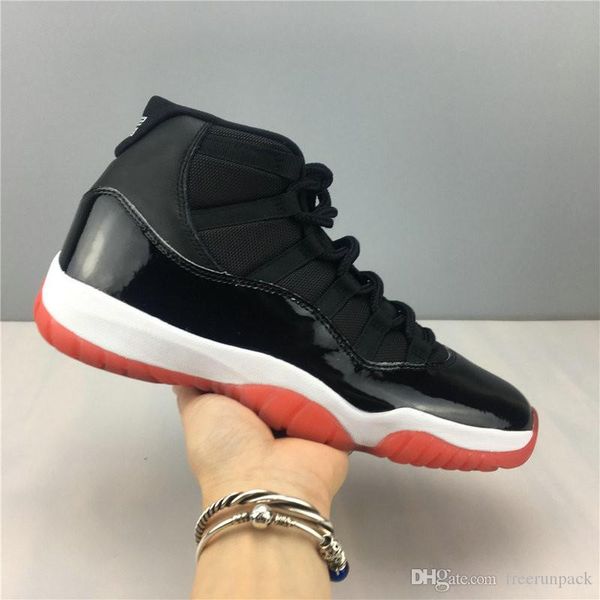 

2023 basketball shoes released jumpman 11 bred man black white varsity red xi fashion trainers real carbon fiber come with box