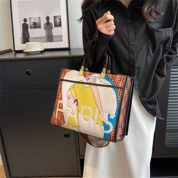 

designer bag large capacity tote bag for women 20233 new trendy and advanced fashion handbag light luxury one shoulder crossbody bag factory