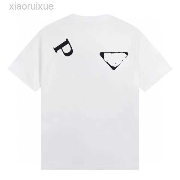

men's t-shirts summer embroidery simple short sleeve casual round neck couple half bottom t-shirt 5s1ug, White;black