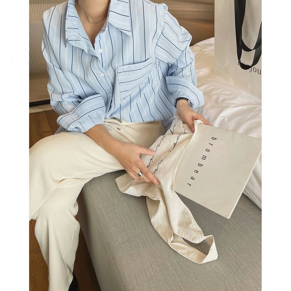 

women's blouses shirts woman spring za oem plaid striped blouses shirts clothes fashion elegant vintage y2k korean style cardigans jack, White