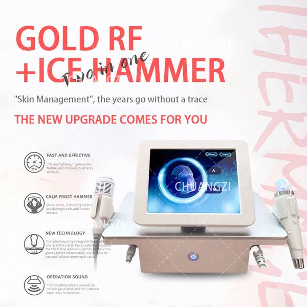 

home beauty instrument popualr 2 in 1microneedle rf face lift secret fractional rf gold radio frequency microneedle skin rejuvenation rf mac