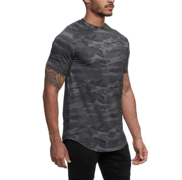 

lu men's sports t-shirt europe and the uniteds states fitness training jogging quick-drying elastic loose breathable short-sleeved tx-1, Gray