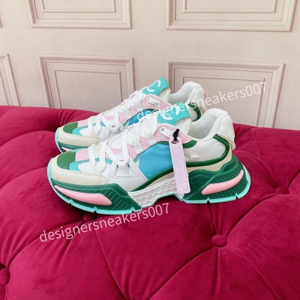 

2023quality womens designer casual shoes sneaker fashion mens women shoe platform trainers strawberry mouse wave mouth print, Black