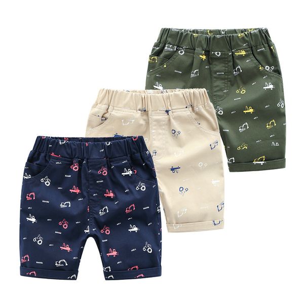 

shorts summer children shorts boy girl child harem dinosaur pants loose army kids clothes toddler baby sports clothing 230411, Black