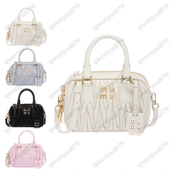 

qwertyui879 matelasse bowling square travel bag miui wallet shoulder designer tote handbag womens men designer purse crossbody leather clutc