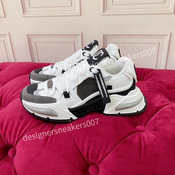 

2023designer fashion casual shoes sneaker fashion men women shoe platform trainers strawberry mouse wave mouth print, Black