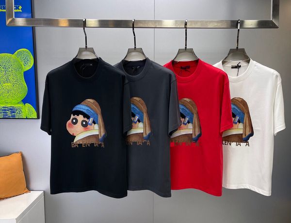 

2023 mens t shirt designer for men womens shirts fashion tshirt with letters casual summer short sleeve man tee woman clothing asian size s-, White;black