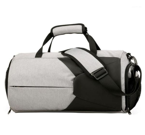 

gym bag short distance handbag small duffel sports training travel with shoes compartment for men women light black grey outdoor b8858410