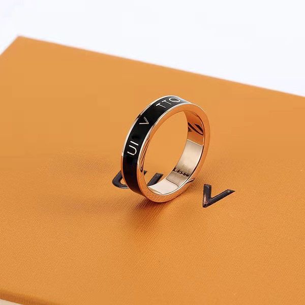 

designer lvity ring luxury rings colorful letters fashion rings ladies personalized style trendy classic jewelry couple rings good nice, Silver