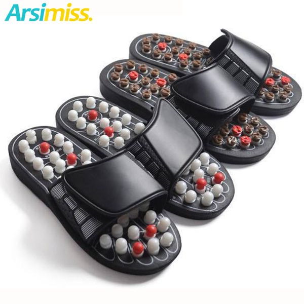 

full body massager relaxally acupuncture slippers shoes cobblestone foot acupoint sandals relief arthritis neuropathy pain 230411