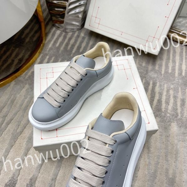 

new luxury excellent sneakers men women shoes genuine designer shoes leather trainer fashion sports platform, Black