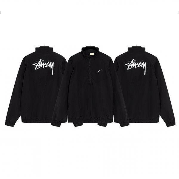 

men's jackets mens jacket designer sports coat trousers womens quick drying nk print, Black
